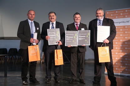 Znani dobitniki nagrad za energetsko najbolj učinkovite občine 2014